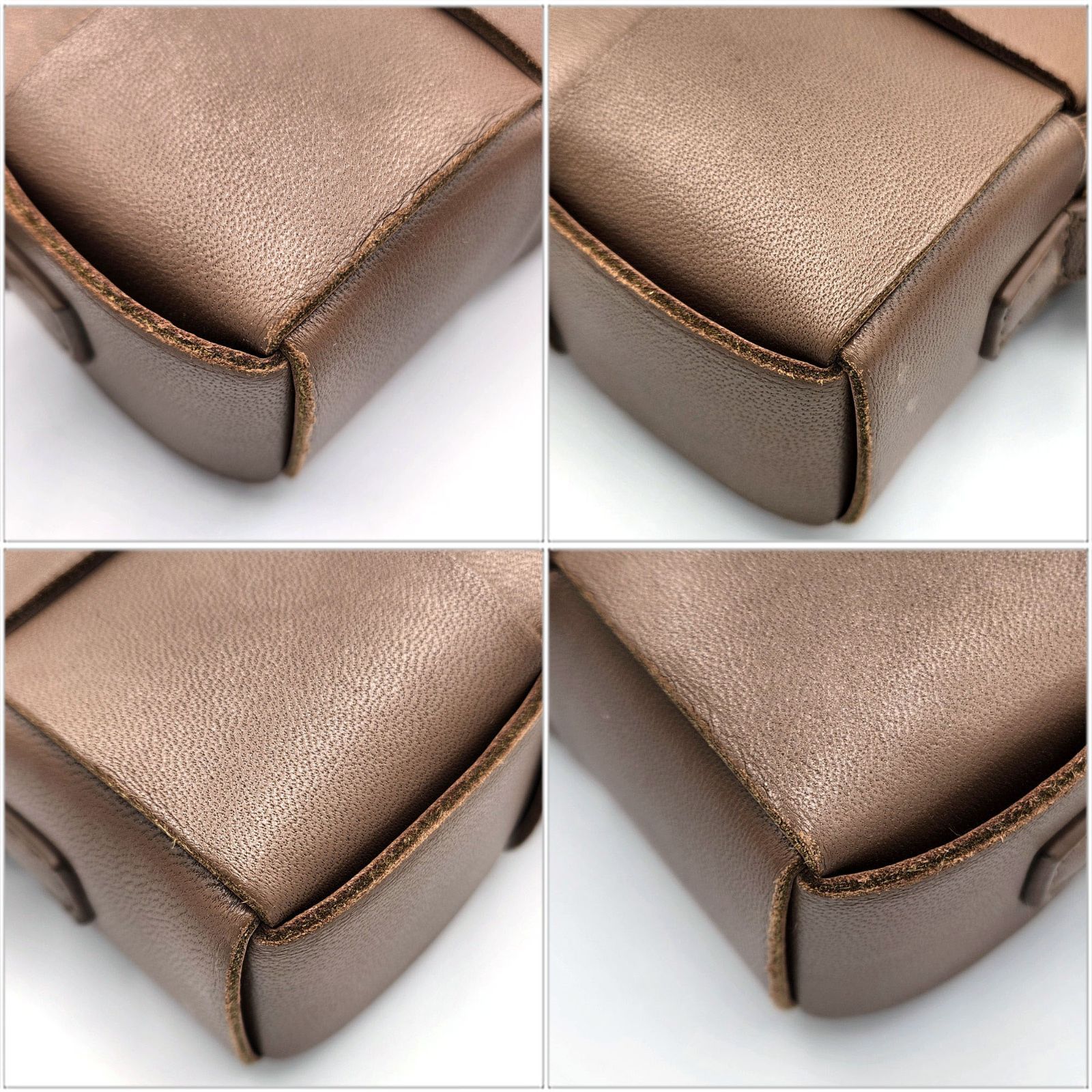 ボッテガヴェネタ　ブラウンレザー編み込みショルダーバッグ ボッテガヴェネタ BOTTEGA VENETA ショルダーバッグ レザー
