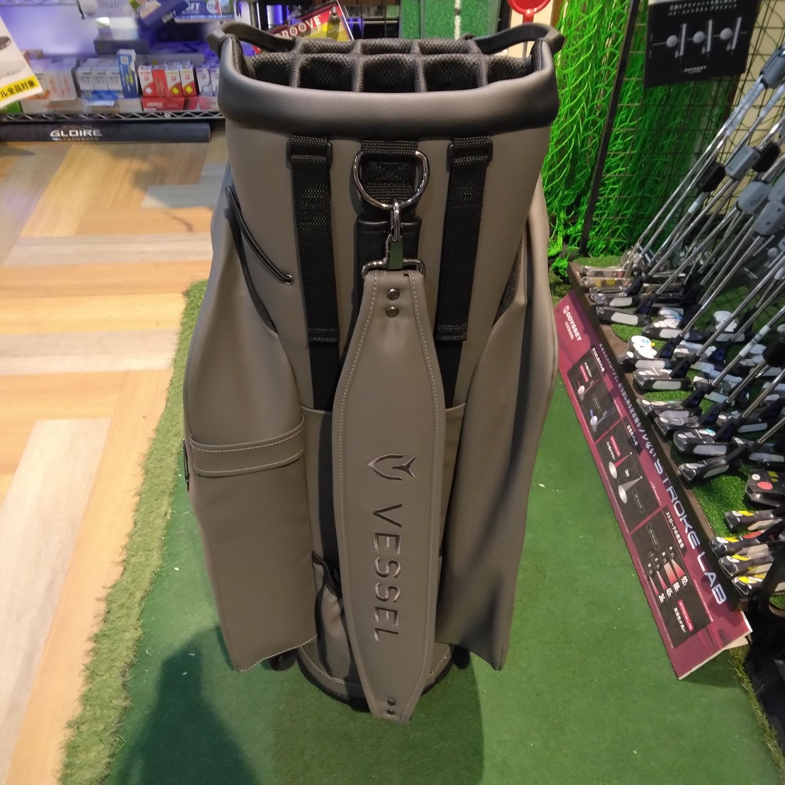 新品未使用品】VESSEL キャディバッグ Lux Pro Cart カートバッグ Grey 