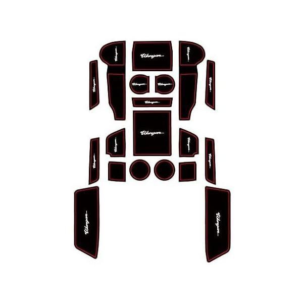 ワンガン(Wangan) ポケットラバーマット ラバット レッド LEVORG VN5 RM030011