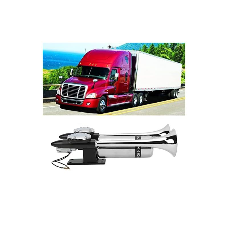 ダブルチューブポータブルトラック用船用列車用無酸化電気ホーン 1