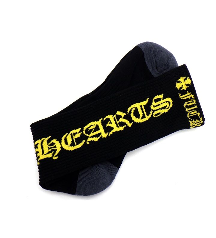 クロムハーツ CHROME HEARTS ENGLISH SOCKS ロゴ ソックス 靴下 h5499