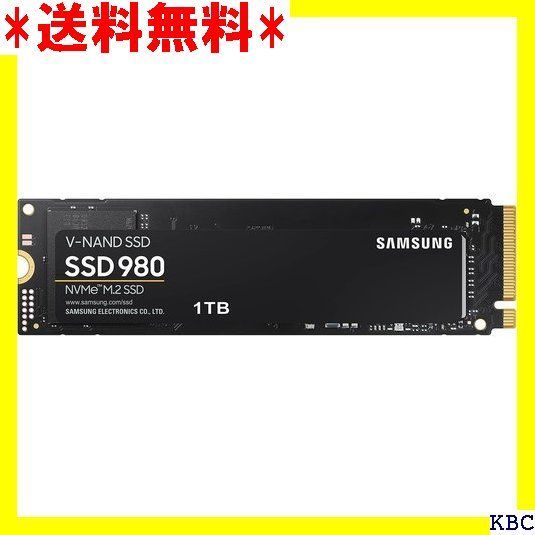 ☆人気商品 Samsung 980 1TB PCIe Gen 3. MB/秒 SSD MZ-V8V1T0B/EC