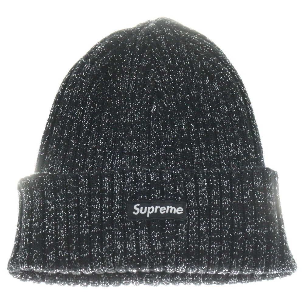 SUPREME シュプリーム 25SS Overdyed Beanie Metallic オーバーダイド ビーニー メタリック ニットキャップ 帽子 ブラック