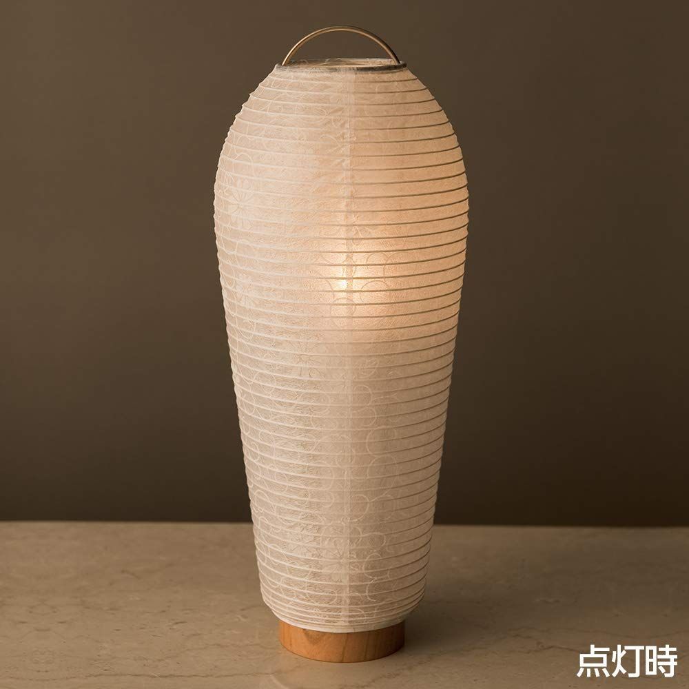 新着商品 ミニ 盆提灯 盆ちょうちん 滝田商店 新盆用小珠 こだま 紋天 弥生 3901◆高さ25cm×火袋径10cm◆ 白提灯 仏壇屋 コードレス 置き提灯 証明書付