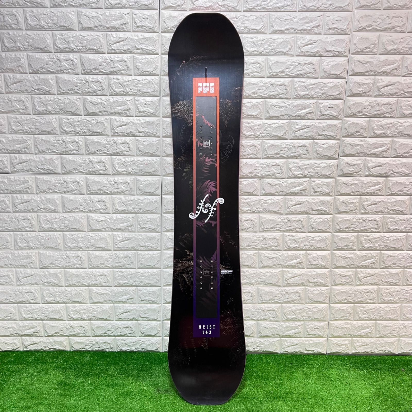 Rome SDS Heist 143 FUSION CAMBER デザイン パーク グラトリ オールラウンド 19”|48.3cm エッジガード付き 良好