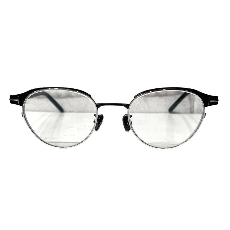 TOM FORD 22AW シャープブローボストンシェイプメガネ TF5863-D-B 度入り ケース有 アイウェア 眼鏡 トムフォード メンズ