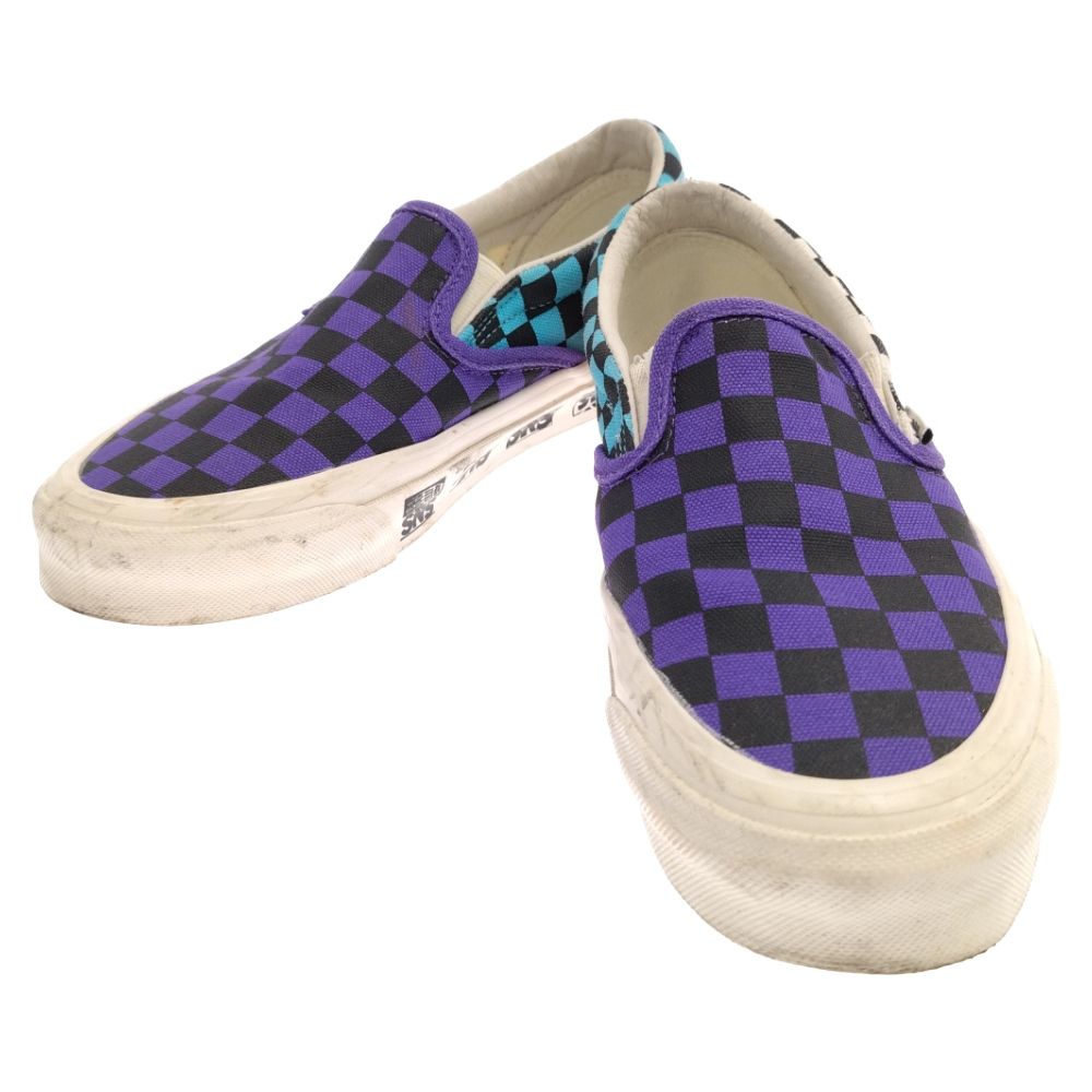 VANS (ヴァンズ) ×SNS Og Classic Slip-ON VN0A45JK01M1 チェック柄