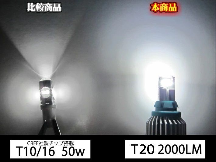 T16 LED バックランプ 爆光 安心車種別 ランドクルーザー 200【LAND CRUISER 200】 URJ202W H27.8 ～  駐車時の安全性大幅UP 6500k 2000LM - メルカリ