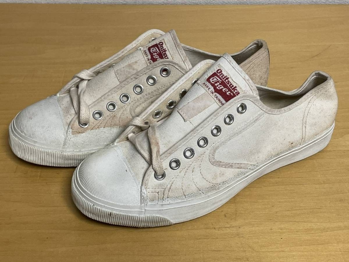 18 未使用品 60s 70s Onitsuka Tiger オニツカタイガー テニスシューズ パッシング キャンバス スニーカー 26cm デッド  - メルカリ