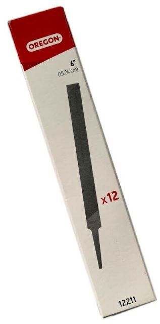 OREGON製 デプスゲージ調整用平ヤスリ 1ダース箱入り 正確に研磨 全長19 5 cm 12211 メンテナンス用品 目立て