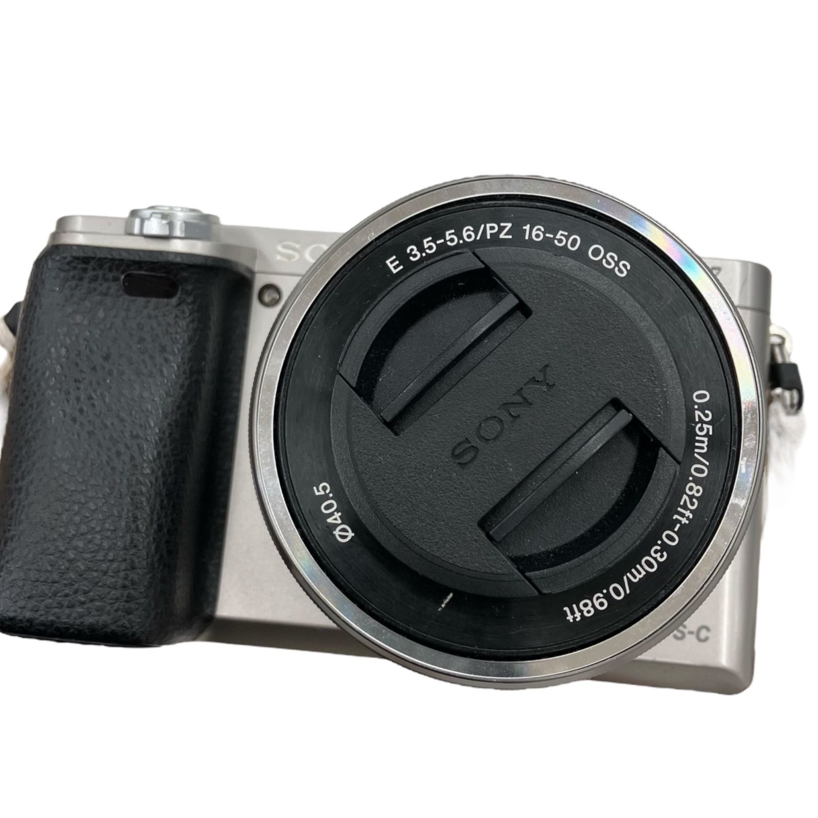 186000 現状品 SONY ミラーレス一眼 α6000 ボディ シルバー ILCE-6000