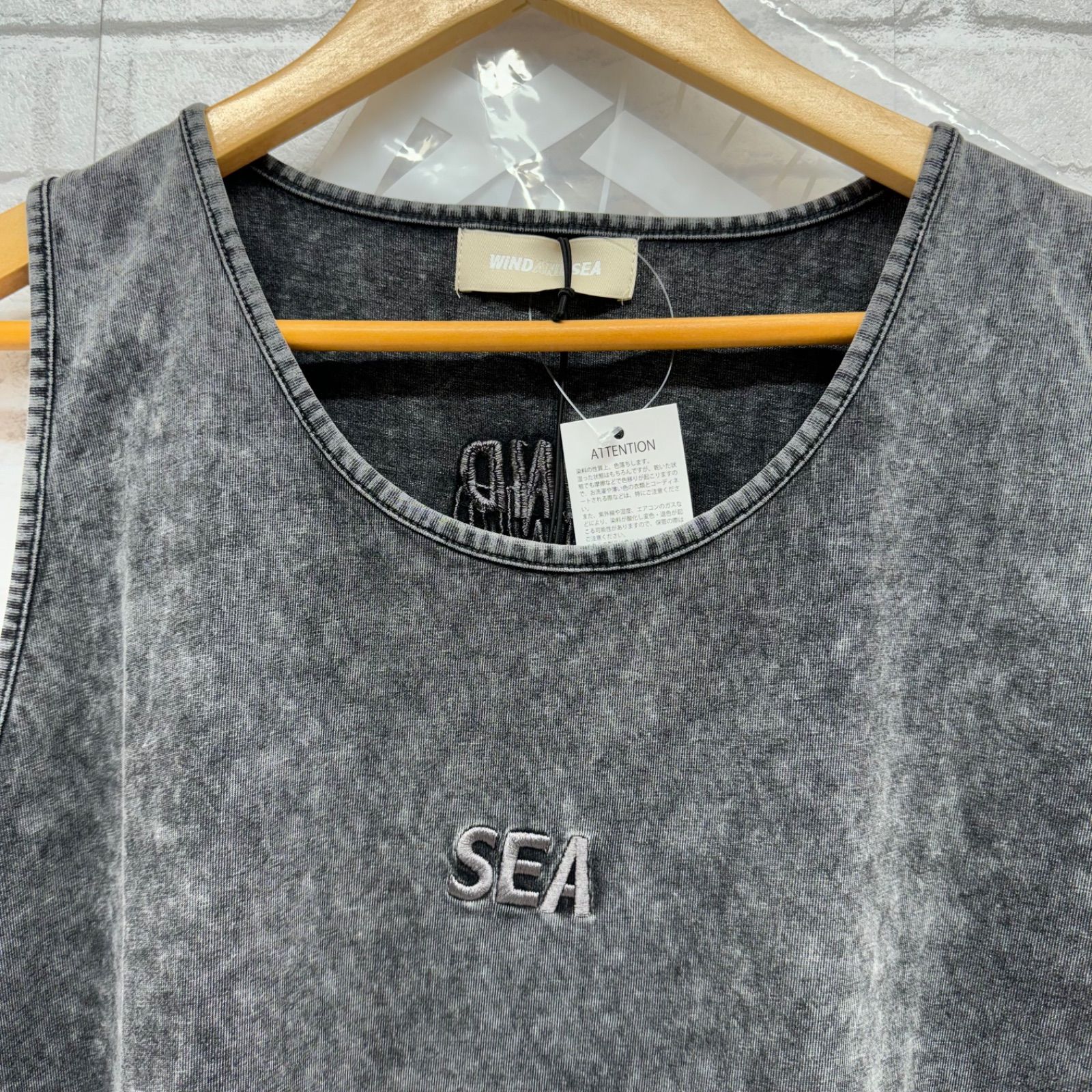 12)WIND AND SEA ウィンダンシー 24SS フェード サーファー タンク 