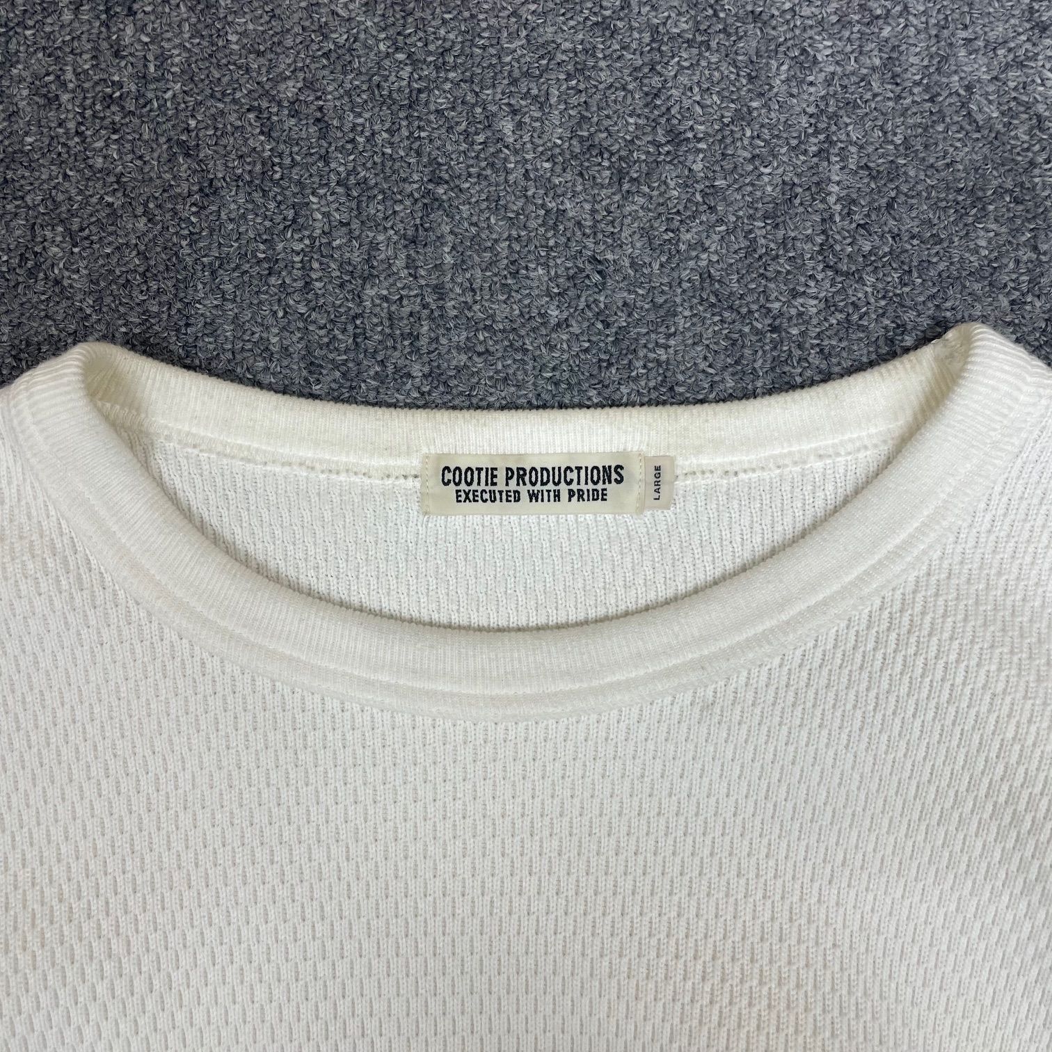 定価26400円 COOTIE PRODUCTIONS 23AW Heavy Oz Honeycomb L/S Tee 