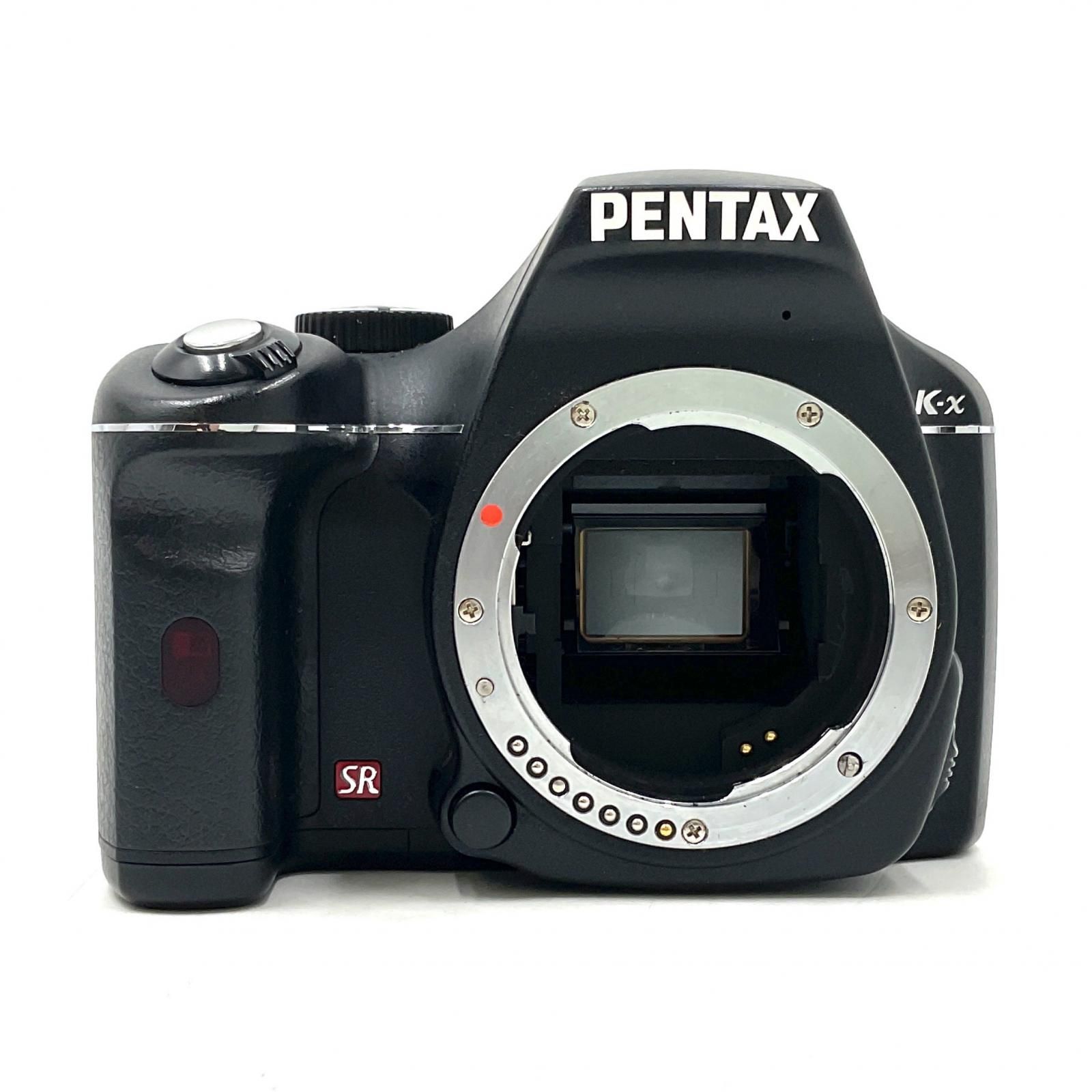 最速発送】PENTAX デジタル一眼 K-x ダブルズームキット ブラック【難 