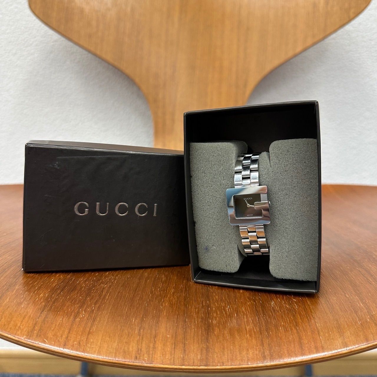 GUCCI　レディース腕時計スクエア黒文字盤　3600L GUCCI グッチ 腕時計 3600L レディース 黒文字盤 シルバー