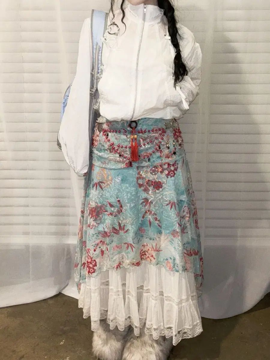 ヴィンテージ オリエンタル風 リメイク コーディネートセット