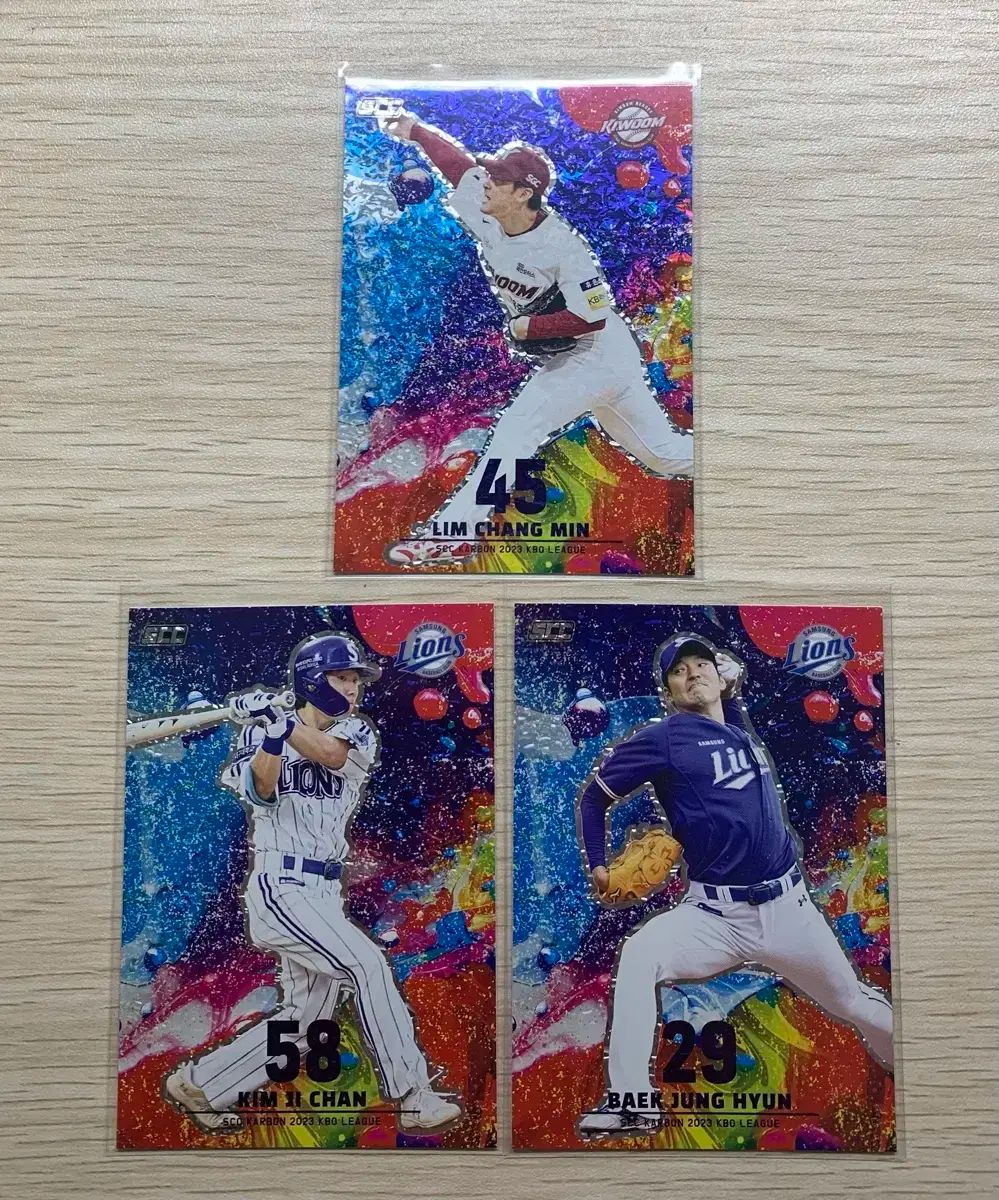 【雷市場（ポンジャン）商品韓国直送】 23 kbo カーボン サムスン・ライオンズ 金 智讃(キム・ジチャン) ペク・ジョンヒョン イム・チャンミン カラードリップ まとめ売り 販売