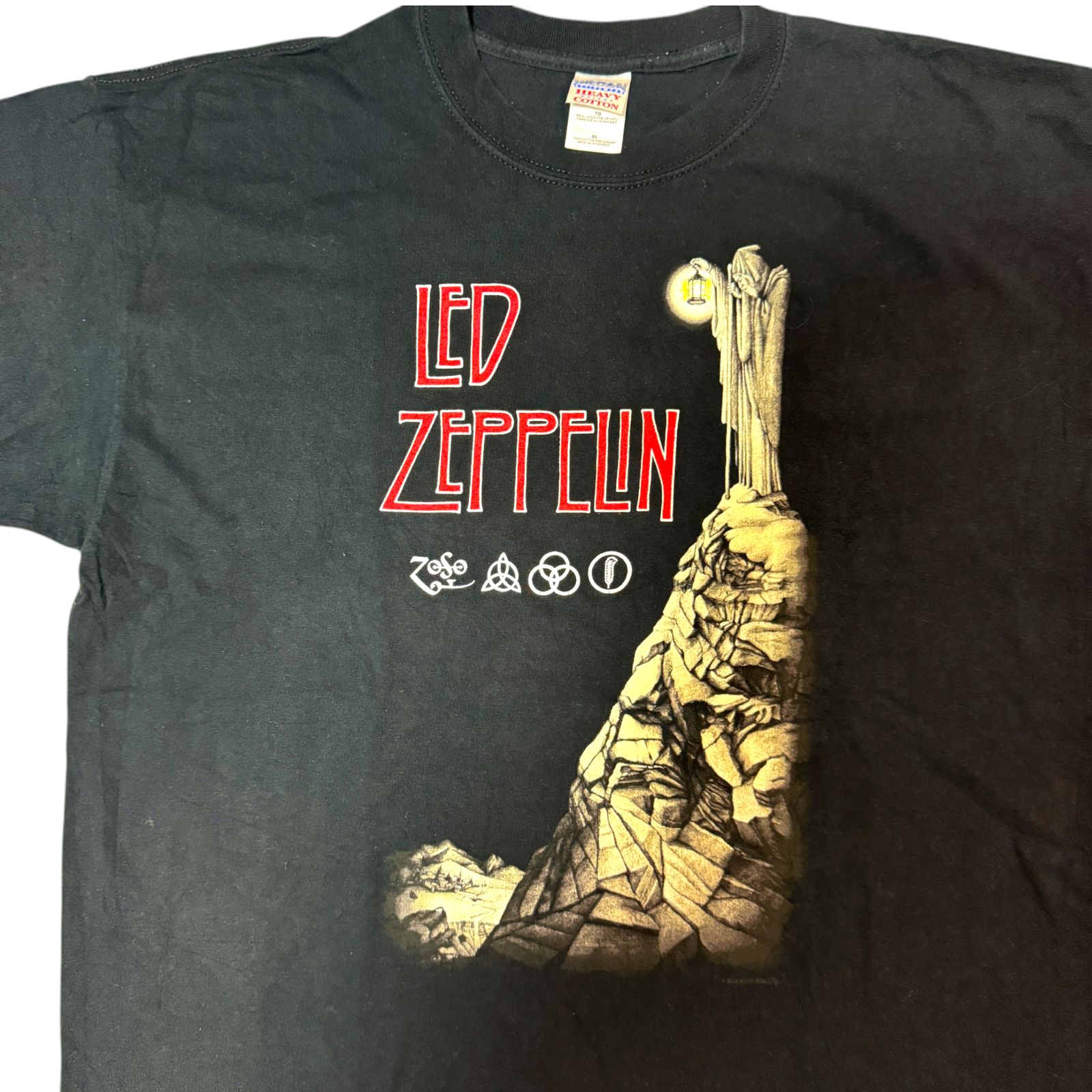 Tシャツ・カットソー [SLOPPY SECONDS] Led Zeppelin 00s Y2K LED ZEPPELIN Tシャツ ZOSO ロゴ プリント Stairway to