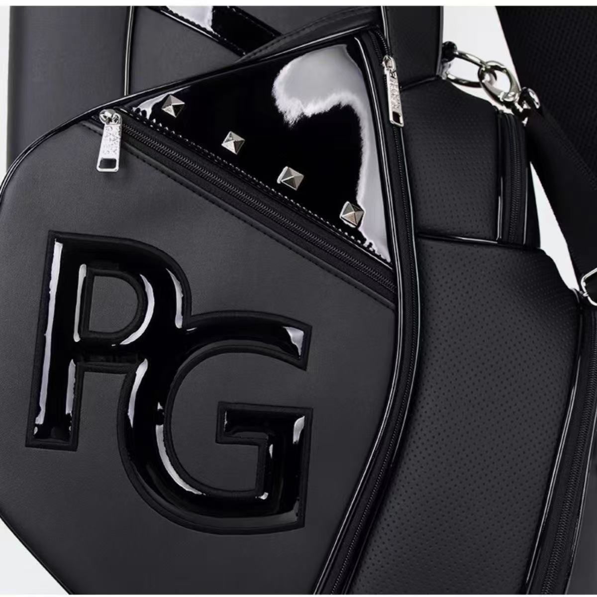 新品未使用品 パーリーゲイツ　キャディバック 黒 新品PEARLY GATES パーリーゲイツ ブラック キャディバッグ ブラック