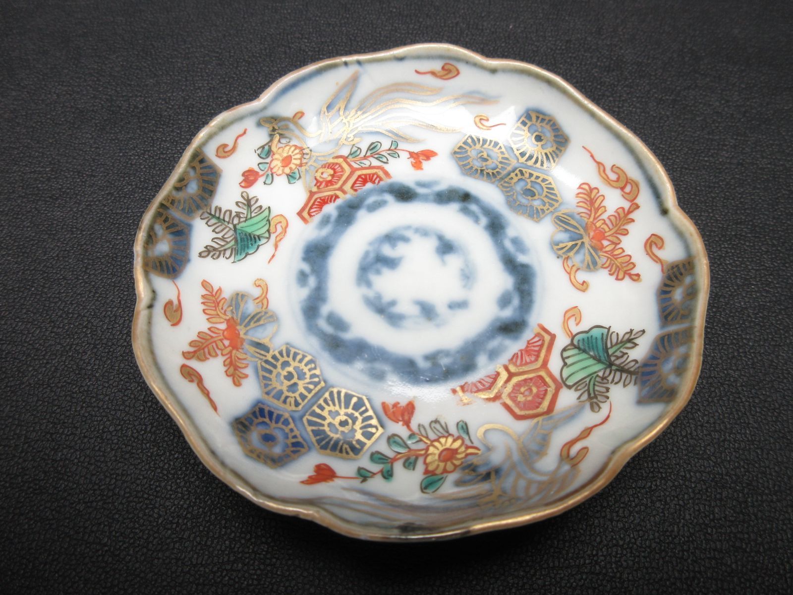 時代物 渦福 富貴長春 色絵 豆皿 2種 5客 【公式通販】