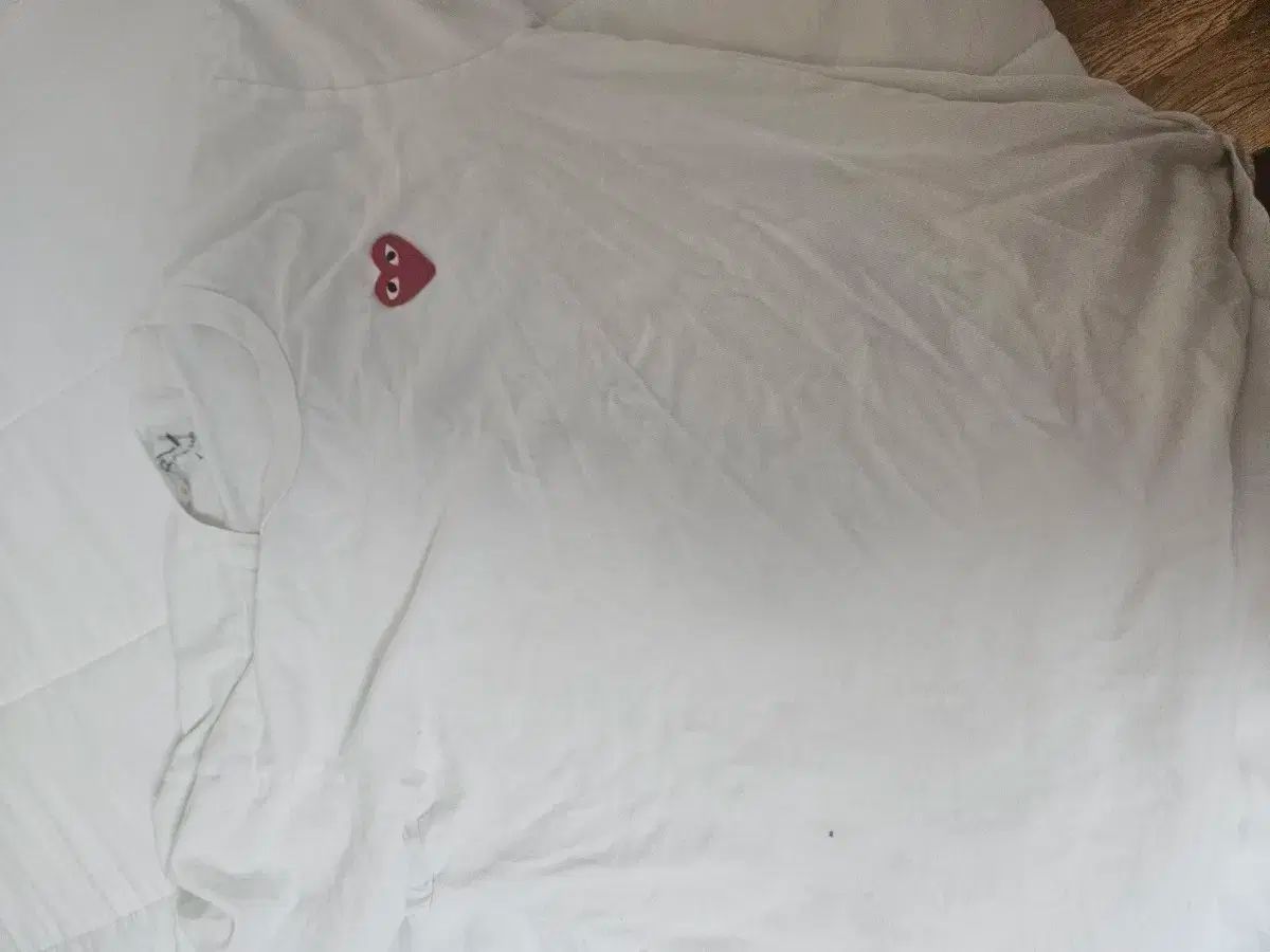 【最新作，新作】 COMME des GARCONS(コム・デ・ギャルソン) 半袖 Tシャツ 白 L 正規品 Tシャツ