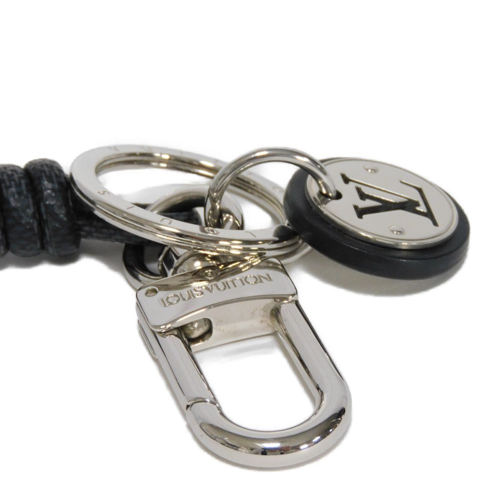 LOUIS VUITTON ルイ・ヴィトン キーリング レザー ロープ ノット ロゴ