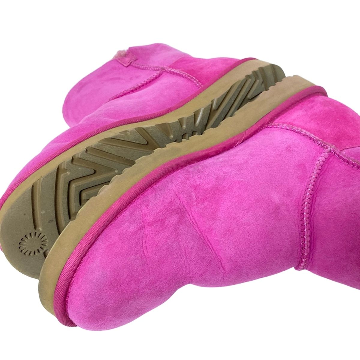UGG アグ ショートブーツ 27 レディース クラシックミニ ムートン F19012K ショッキングピンク ムートン KIN-KAAI_COM