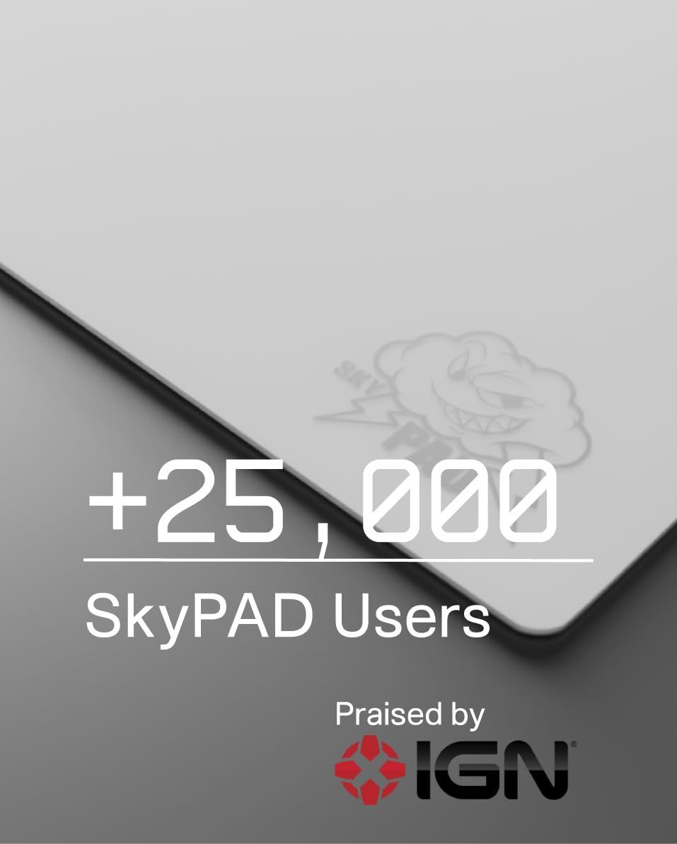 【SALE/61%OFF】 SkyPAD 3.0 XL ゲーミングガラスマウスパッド ロゴバージョン|プロフェッショナルeスポーツラージサイズマウスパッド|400×50