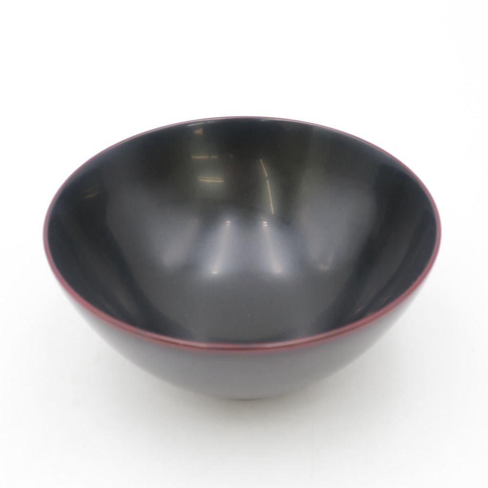 輪島屋善仁 飯碗(小) 2客セット 茶碗 外箱無し 食器 漆器 現状品