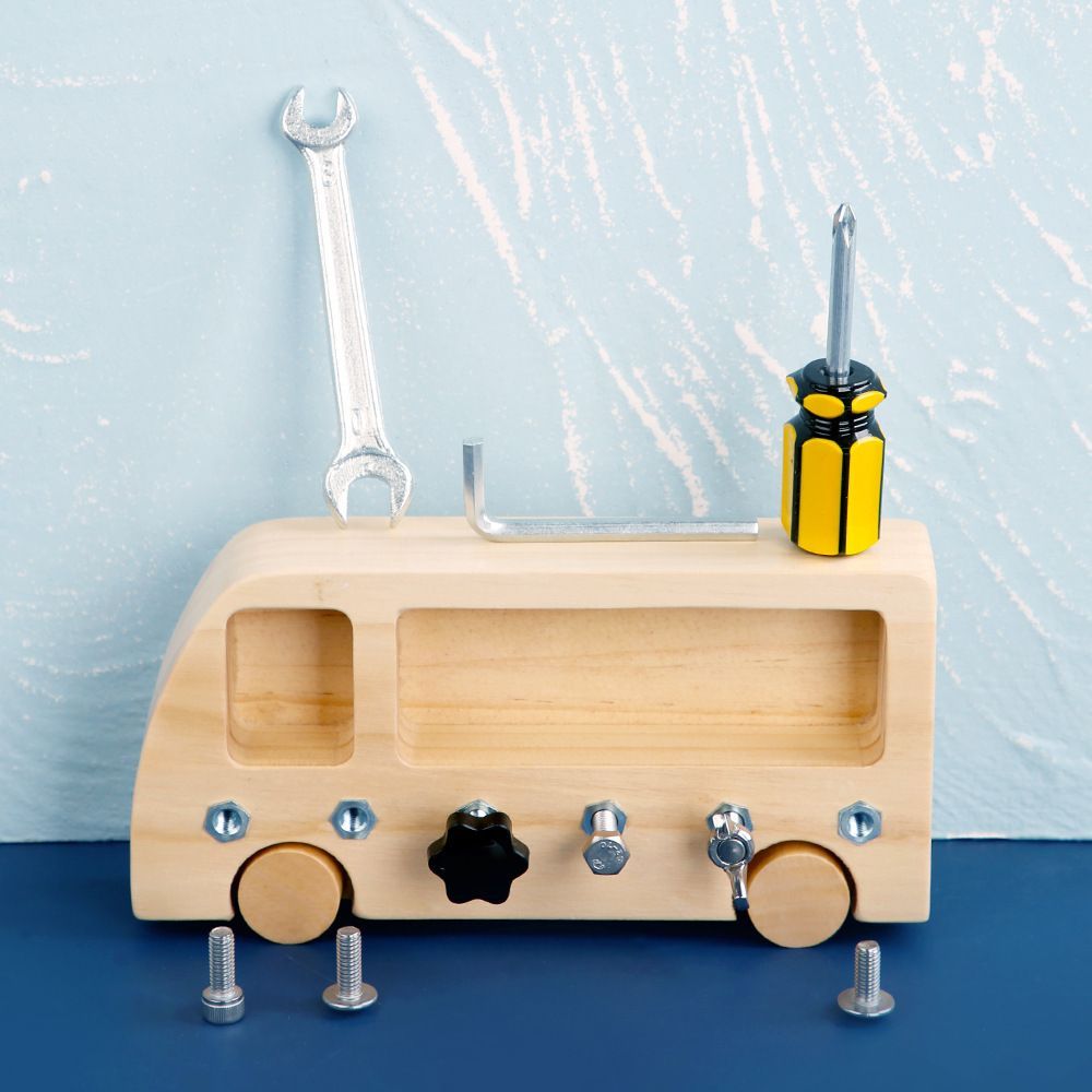 DIY 工具 レンチセット ねじ ドライバー 車 モンテッソーリ 知育 学習