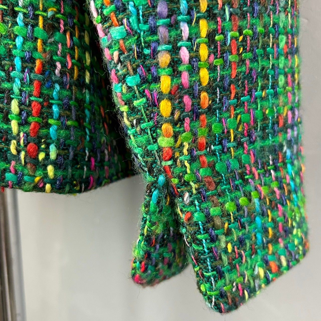 Old Christian Dior Retro Tailored Jacket Green Vintage
