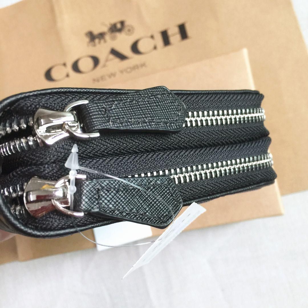 新品 COACH（コーチ）長財布 セカンドバッグ ダブルジップ F77288 メンズ財布｜収納力抜群！シンプルでスタイリッシュなダブルジップデザイン｜購入2点以上で500円オフ！  - メルカリ