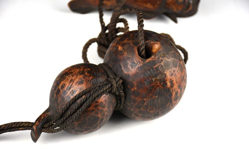 瓢箪と鯰の自在鉤 飛騨高山