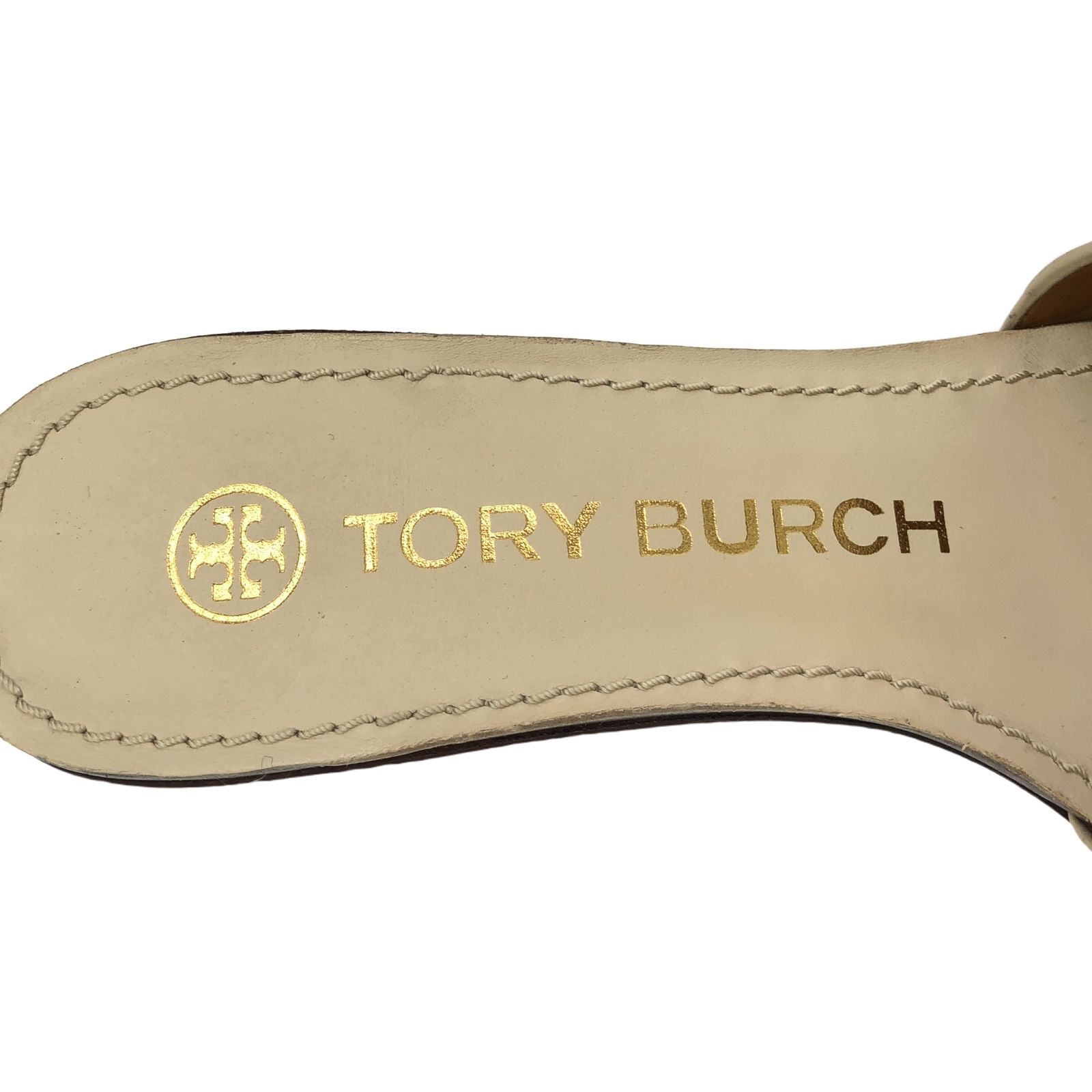 トリーバーチ Tory Burch ミュール ミュール ベージュ レザー