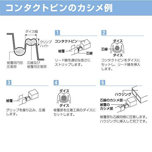 小型大型端子用 ホーザンHOZAN 圧着工具オープンバレル型コンタクト用