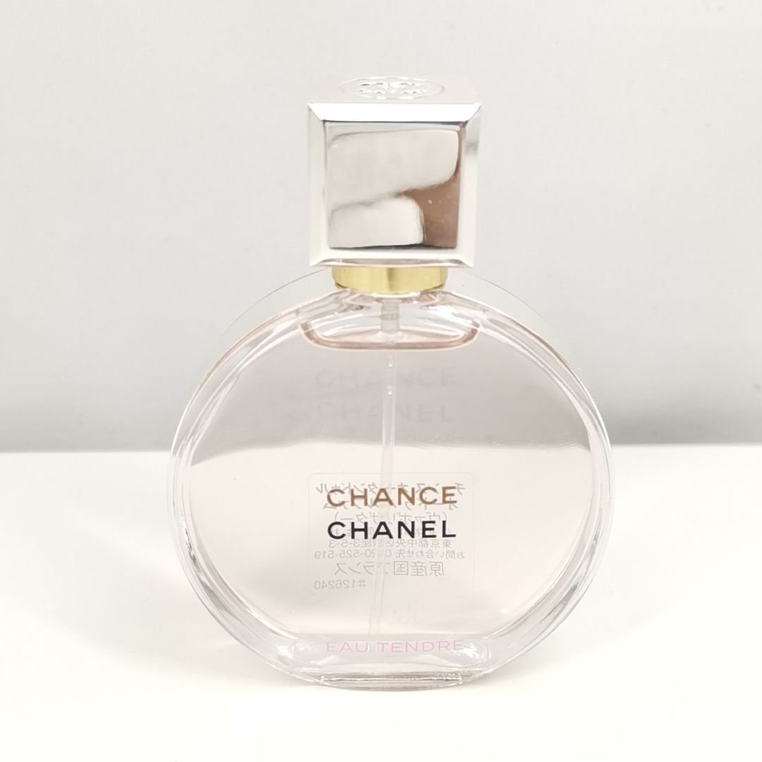 低価，送料無料 【 CHANEL 】 35ml ほぼ満タン CHANCE EAU TENDRE