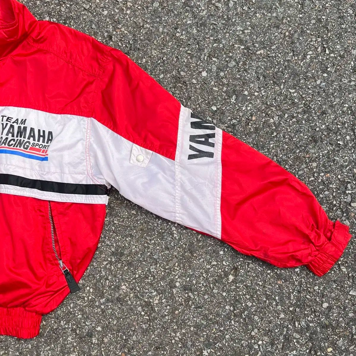 90s YAMAHA ヤマハ中綿入り ナイロン レーシングジャケット ビンテージ 90s vintage ヤマハ YAMAHA ナイロン パデット レーシング