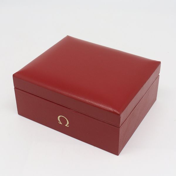 良品 オメガ アンティーク 空箱/BOX 腕時計用 ワインレッドカラー
