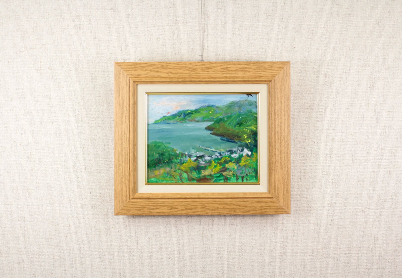 作家不明『真鶴港』油彩画 絵画 作家不明『真鶴港』油彩画 絵画の通販 by 北海道画廊｜ラクマ