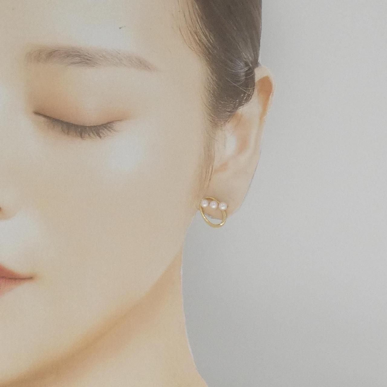 AHKAH　k18　ビリーブリーフ ピアス片耳 agete　ete AHKAH k18 ビリーブリーフ ピアス片耳 agete ete （Pierces
