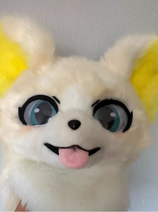 着ぐるみヘッド キツネ NO.223 黄色 全頭ヘッド ケモノ ファースーツ ぬいぐるみ コスプレ コスチューム kigurumi