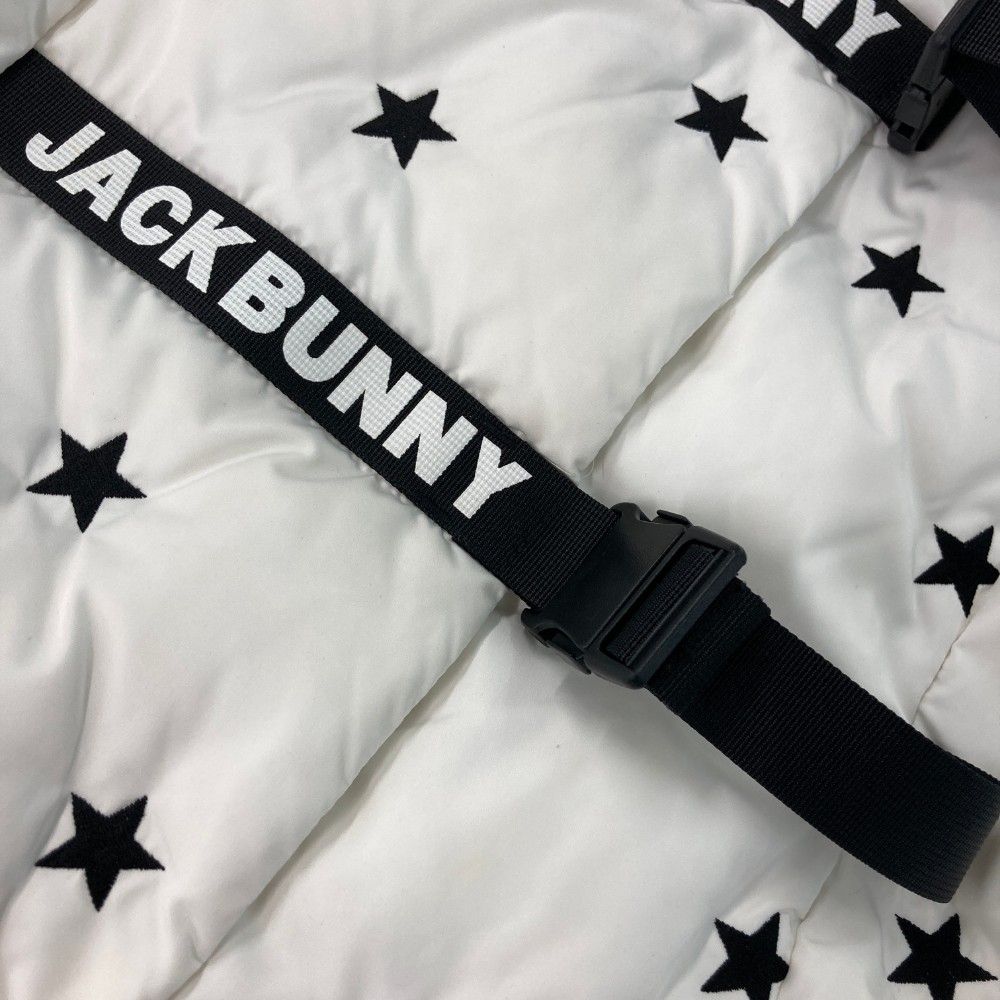 サイズ：2 JACK BUNNY ジャックバニー ; ダウンベスト 星柄 ホワイト系