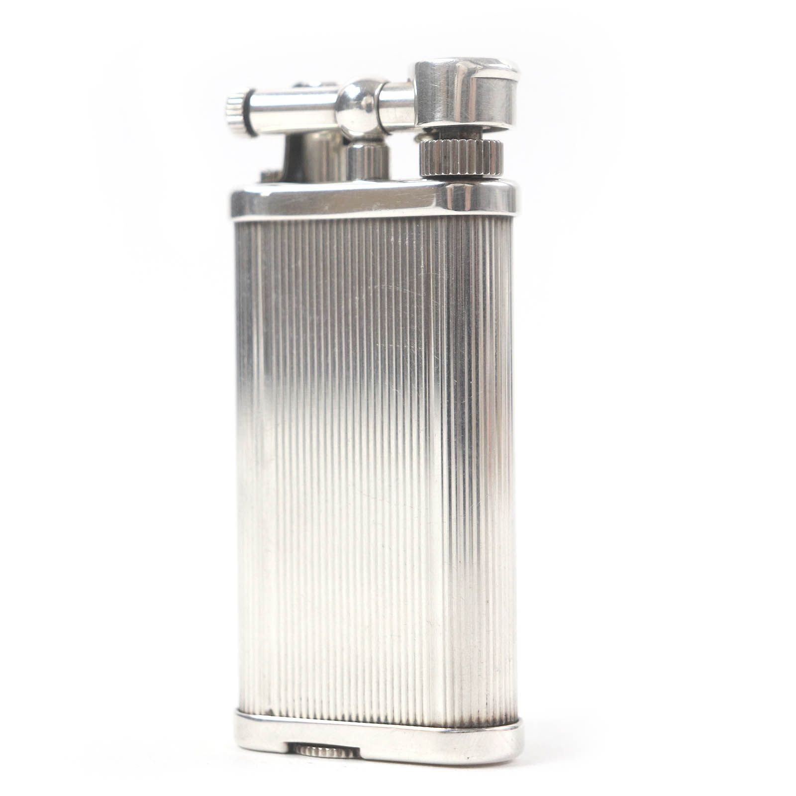 美品□Dunhill ダンヒル ストライプ ユニーク ハンマー式