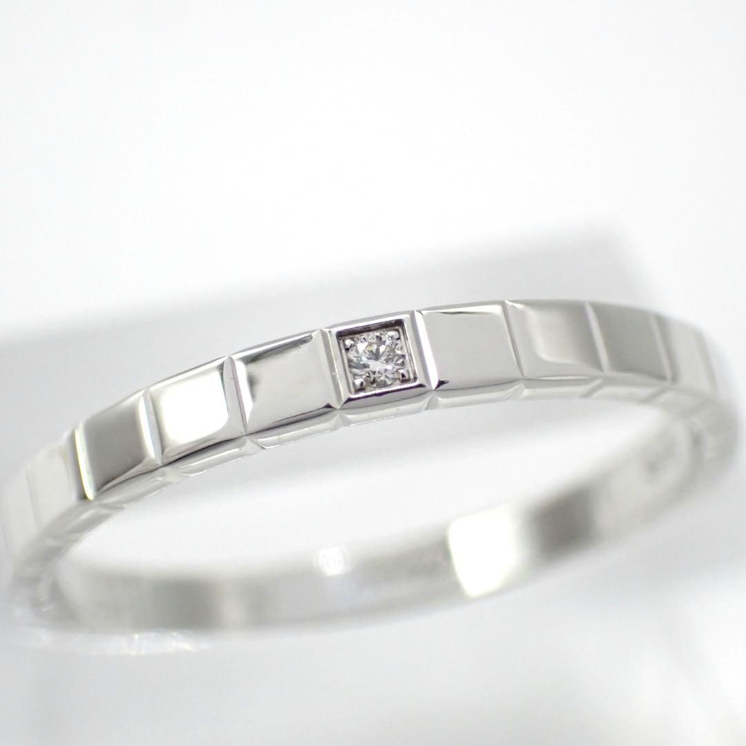 ショパール 17号 アイスキューブ ダイヤ リング 750 K18WG 3905