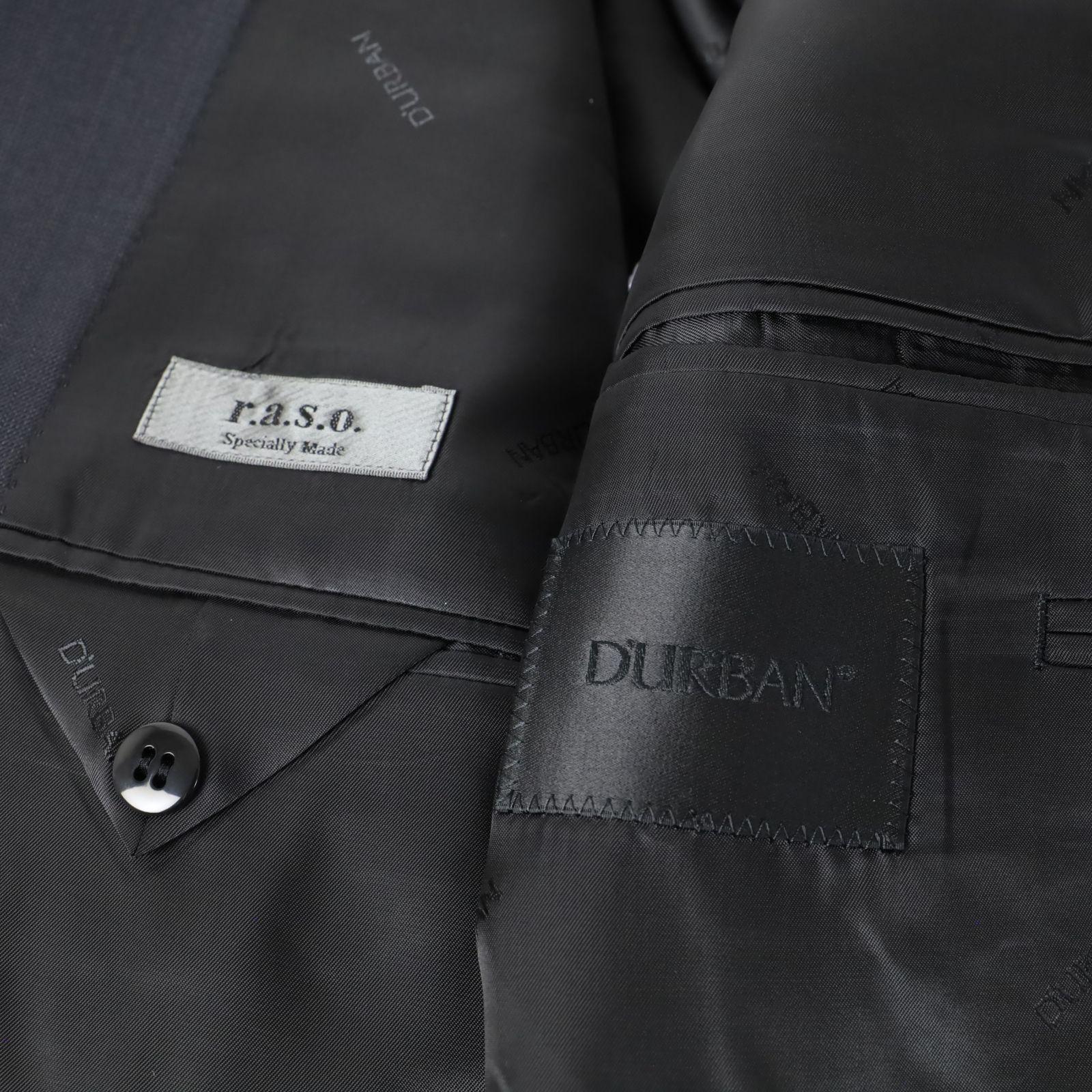 457 新品 ◆DURBAN ダーバン raso ビジネス スーツ BB6日本製 新品 ◇13.7万円 DURBAN ダーバン raso ビジネス スーツ 紳士服 ウール