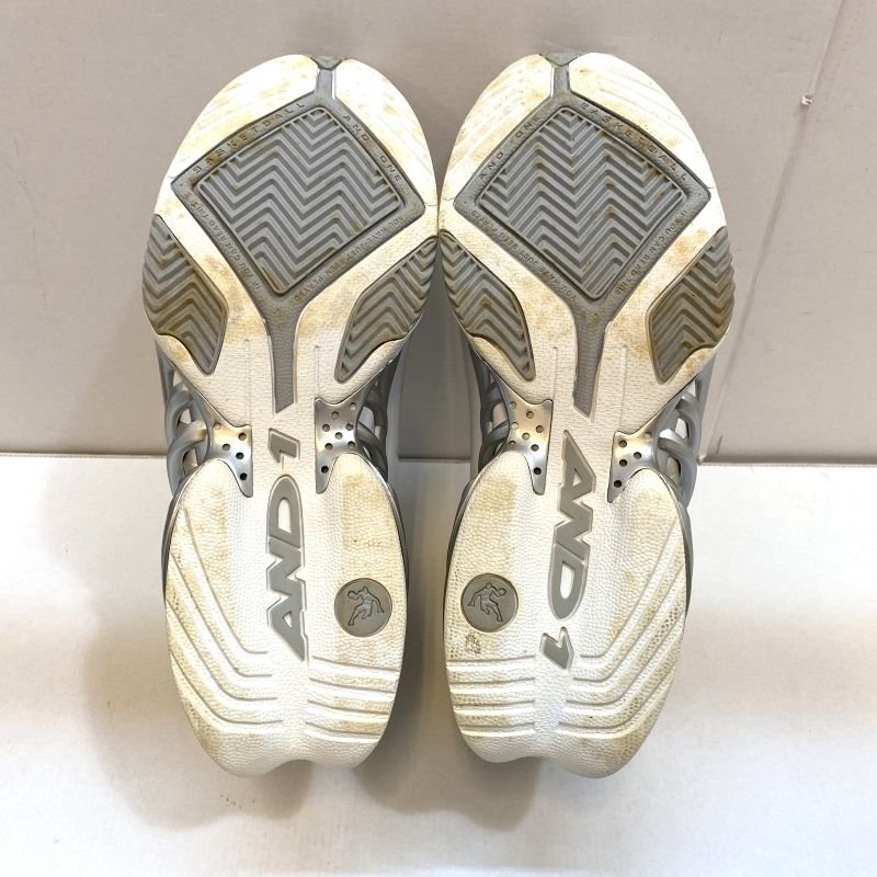 未使用　AND1 Warrior CZ ホワイト バスケットシューズ　27cm 未使用 AND1 Warrior CZ ホワイト バスケットシューズ 27cm 未