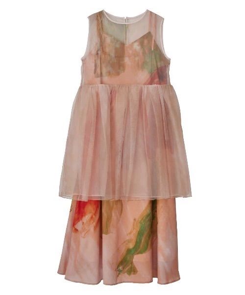 AMERI 3WAY MARGOT GEL ART DRESS(ベージュ、S) Ameri vintage 3WAY MARGOT GEL ART DRESS - メルカリ