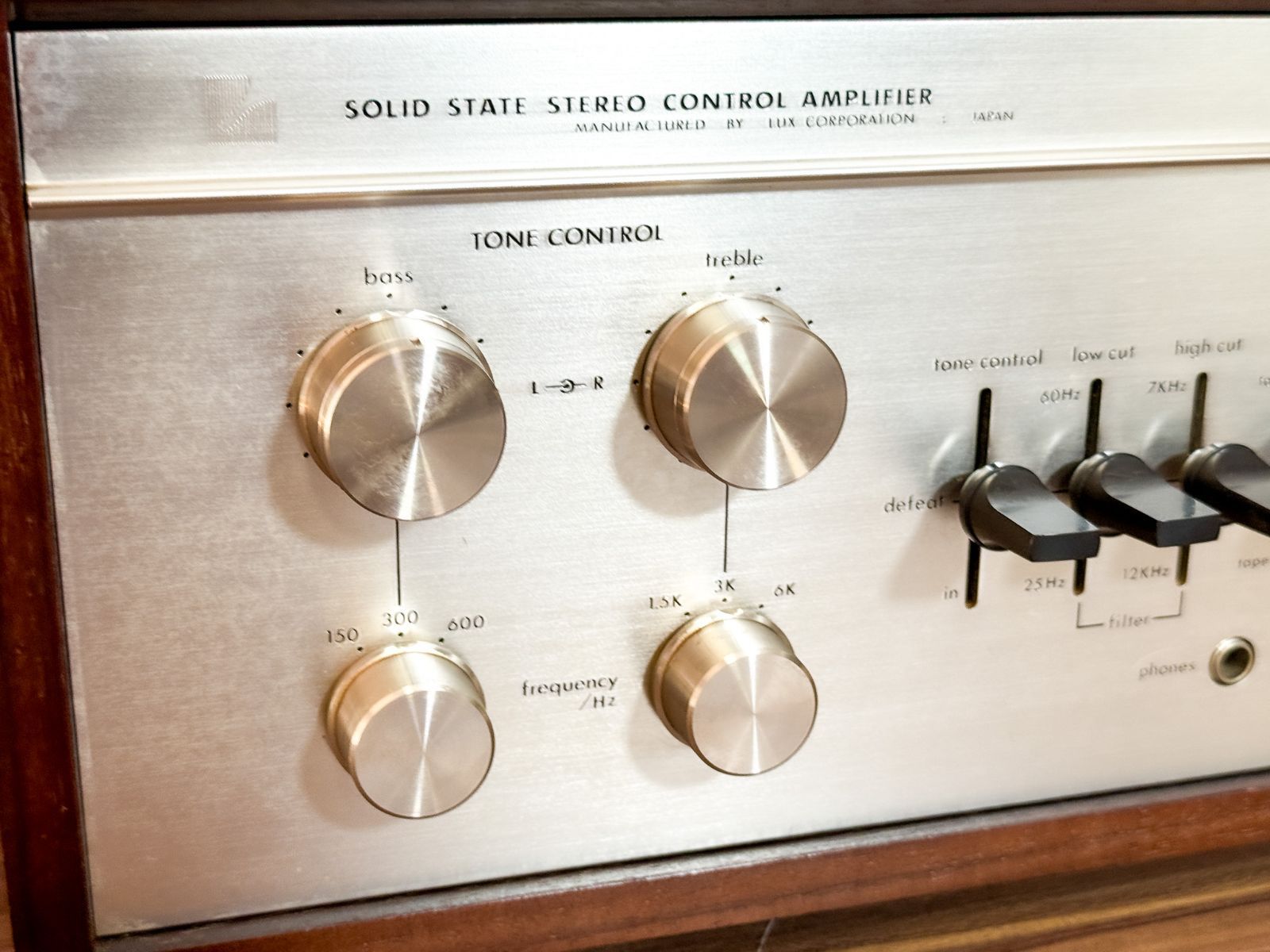  LUXMAN ラックスマン CL-350 コントロールアンプ 木製ケース 取説付 プリアンプ アンプ