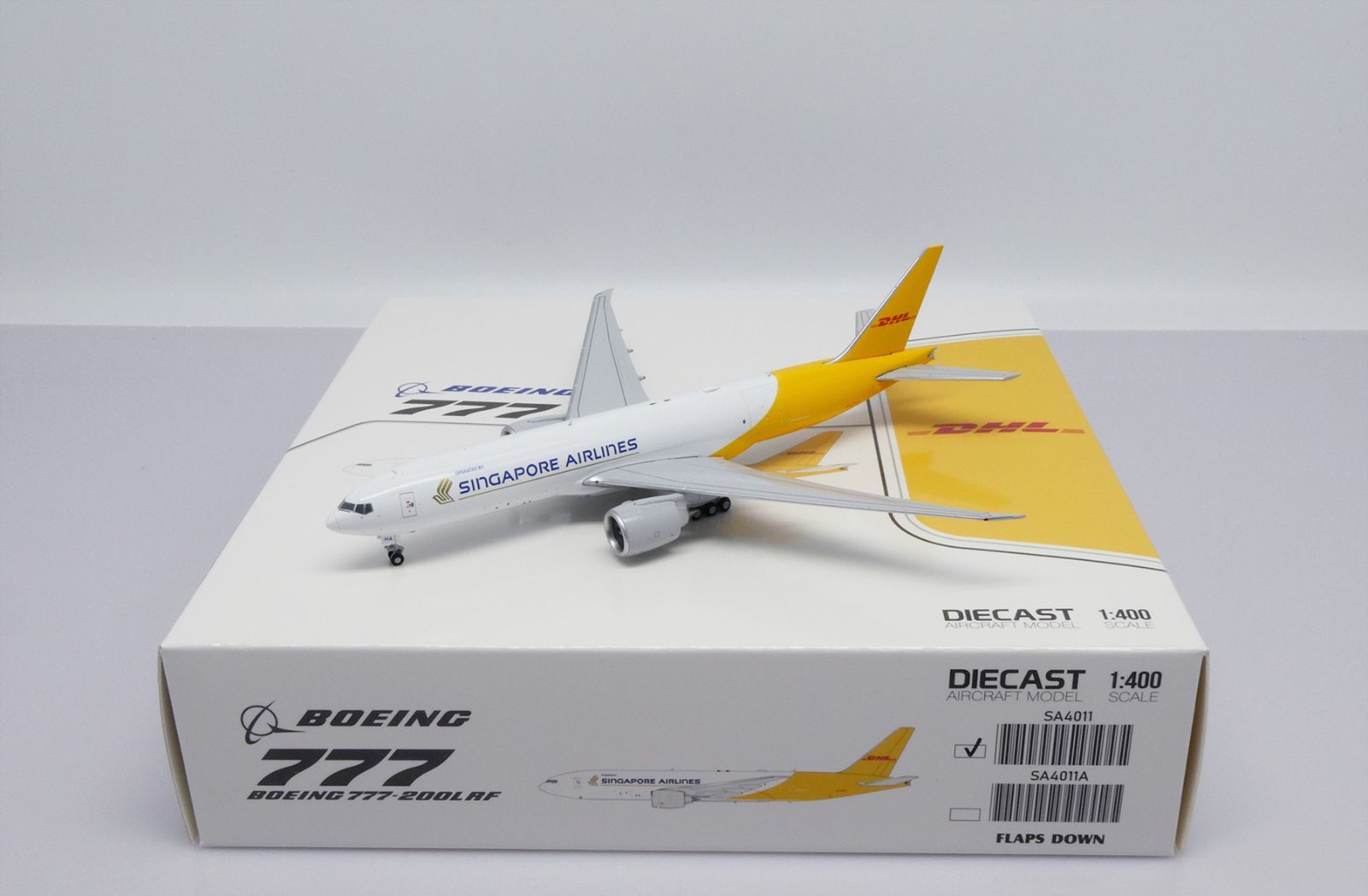 航空機・ヘリコプター JC 1:400 B777-200LRF 9V-DHA FD JC 1:400 B777-200LRF 9V-DHA FD - メルカリ
