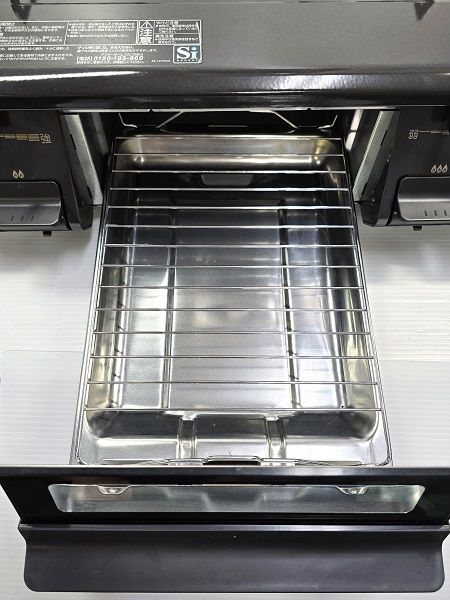 中古品】 パロマ Paloma ガスコンロ 都市ガス 右強火力 水無片面焼